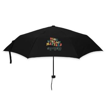 La littératie musicale, ça compte - Parapluie standard - noir - Devant