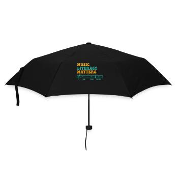 Music Literacy Matters - Umbrella (small) - black - Front