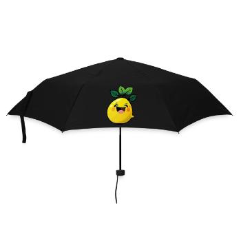 Lemon Comic - Umbrella (small) - black - Front