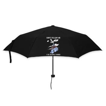 Ne me suivez pas, je fais des choses stupides - Parapluie standard - noir - Devant