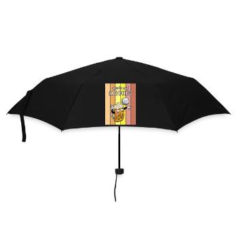 Volleyball Beer Beer Drinker Volleyball Coach - Umbrella (small) - black - Front