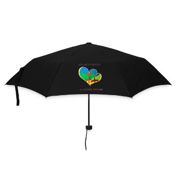 kabyle T-shirt graffiti Le Printemps berbère - Parapluie standard - noir - Devant
