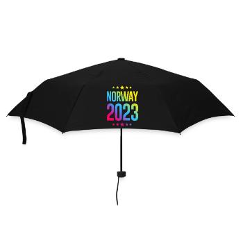 Norwegen 2023 - Regenschirm (klein) - Schwarz - Vorne