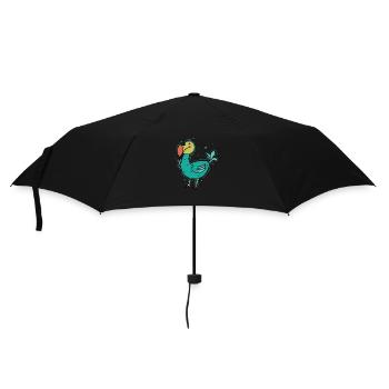 Dodo Bird aus Mauritius - Regenschirm (klein) - Schwarz - Vorne