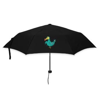 cute dodo bird from Mauritius - Umbrella (small) - black - Front