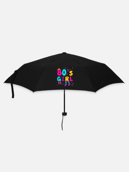 80's Girl Eighties Woman - Umbrella (small) - black