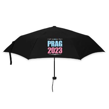 Prag 2023 - Regenschirm (klein) - Schwarz - Vorne