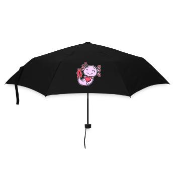 Axolotl Heart Love - Heart Motif - Parapluie standard - noir - Devant