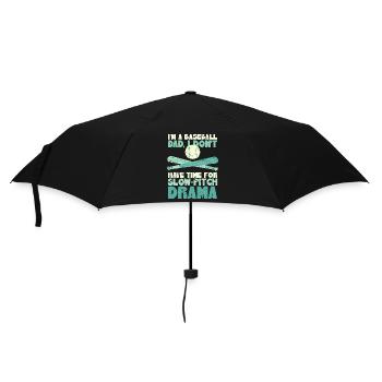 Fête des pères de baseball - Parapluie standard - noir - Devant
