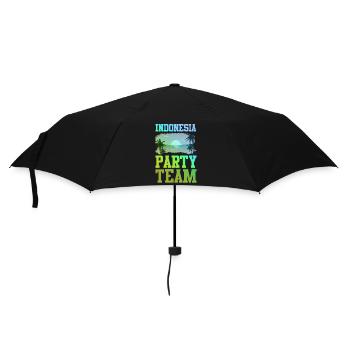 Équipe du parti indonésien - Parapluie standard - noir - Devant