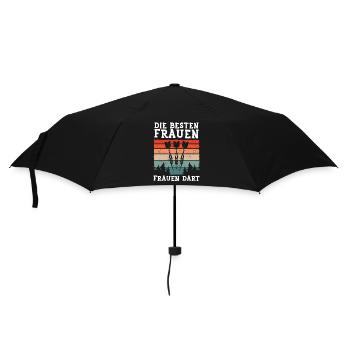 Frauen dart - Regenschirm (klein) - Schwarz - Vorne