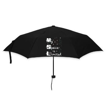Mein Raum ist Klein - Regenschirm (klein) - Schwarz - Vorne