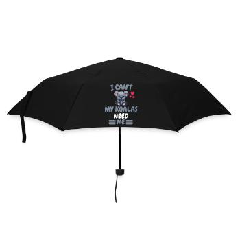Australie Zoo Animal Cadeau Drôle Koala - Parapluie standard - noir - Devant