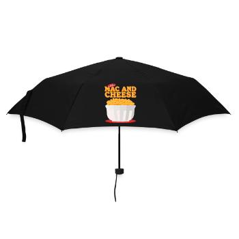 Macaroni and Cheese | Mac And Cheese Gift - Umbrella (small) - black - Front