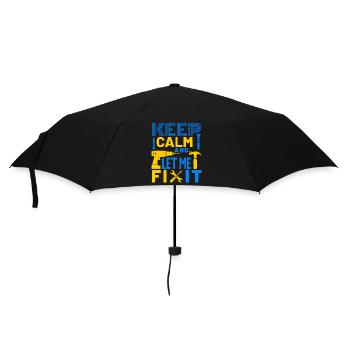 Keep Calm and Let Me Fix It DIY - Umbrella (small) - black - Front