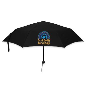 Sei ein Kumpel, kein Mobber Anti-Mobbing - Regenschirm (klein) - Schwarz - Vorne