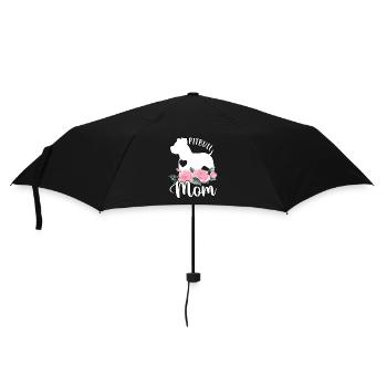 Maman Pitbull - Parapluie standard - noir - Devant