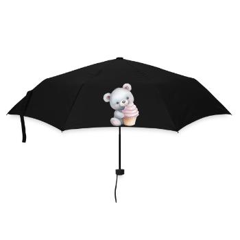 Teddy Bear Cupcake - Parapluie standard - noir - Devant