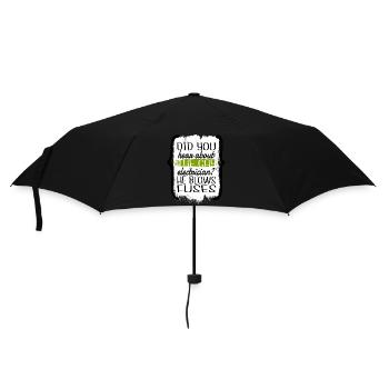 T-shirts de militants pour la justice sociale Manifestation pour l’emploi - Parapluie standard - noir - Devant