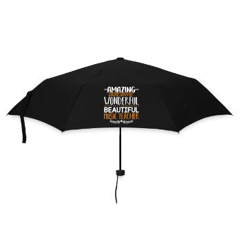 Music Teacher Amazing Music Teacher - Umbrella (small) - black - Front