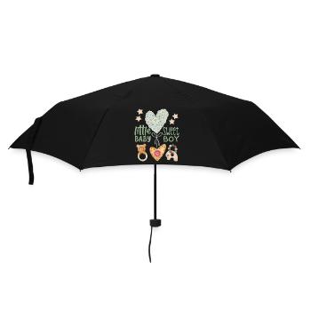 Bébé Dicton, Mignon Bébé Garçon, Kawaii Bébé - Parapluie standard - noir - Devant