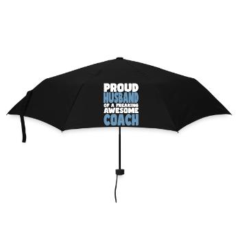 Stolze Ehefrau Eines Verdammt Guten Trainers - Regenschirm (klein) - Schwarz - Vorne