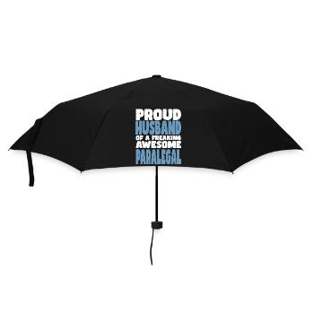 Fière épouse d’un sacré bon - Parapluie standard - noir - Devant