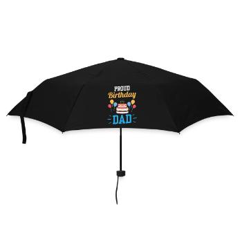 Proud Birthday Daddy Daddy Father Birthday - Umbrella (small) - black - Front