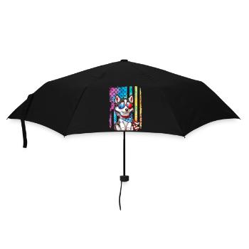 Husky USA - Regenschirm (klein) - Schwarz - Vorne