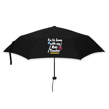 Verliebt in die Lehrerin meiner Kinder Homeschooli - Regenschirm (klein) - Schwarz - Vorne
