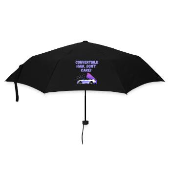 Funny Cabriolet Saying English Convertible Fun - Umbrella (small) - black - Front