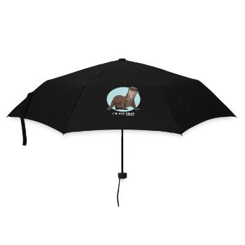 Loutre Loutre Cadeau Loutre de mer - Parapluie standard - noir - Devant