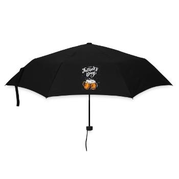 Vatertag-Vatertags Geschenk zur Himmelfahrt-Prost - Regenschirm (klein) - Schwarz - Vorne