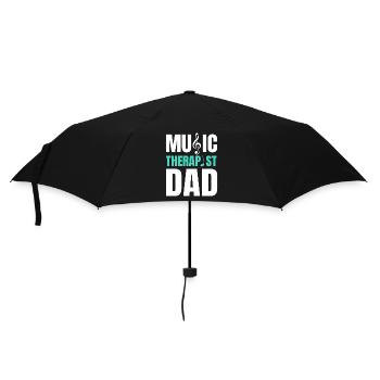Musicothérapeute Papa Chemise Fête des pères - Parapluie standard - noir - Devant