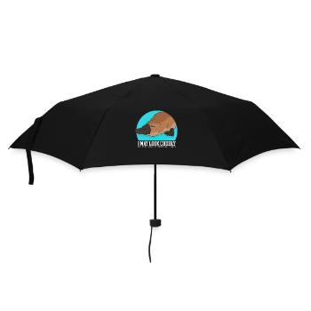 Schnabeltiere Platypus Schnabeltier Geschenk - Regenschirm (klein) - Schwarz - Vorne