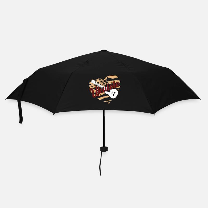 Ukulele Ukulele Flag - Umbrella (small) - black