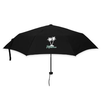 Mallorca - Regenschirm (klein) - Schwarz - Vorne