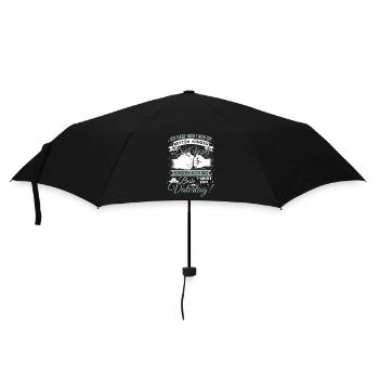 Das Beste T-Shirt Zum Vatertag - Regenschirm (klein) - Schwarz - Vorne