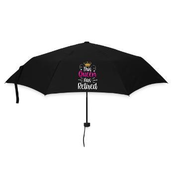 Diese Königin Hat Sich Zur Ruhe Gesetzt Großmutter - Regenschirm (klein) - Schwarz - Vorne