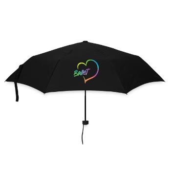 Ballet Danseuse Danse Ballerine - Parapluie standard - noir - Devant
