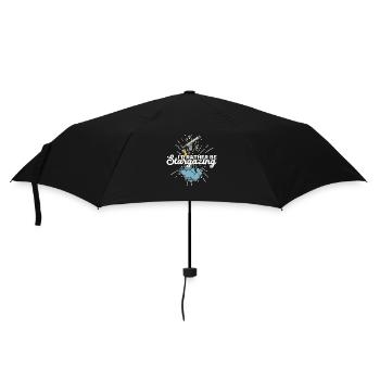 Teleskop Weltraum Astronomie Wissenschaft - Regenschirm (klein) - Schwarz - Vorne