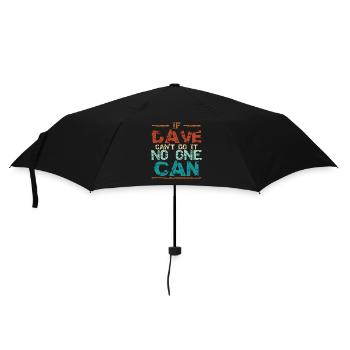If Dave Can't Do It No One Can - Umbrella (small) - black - Front