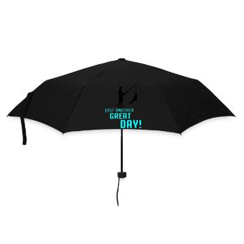 Pêcher un autre grand jour 002 - Parapluie standard - noir - Devant