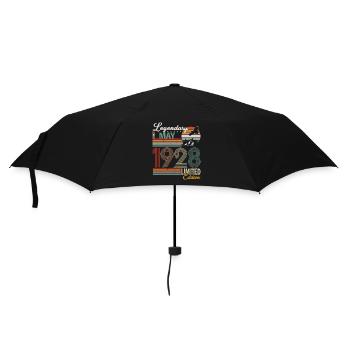 95 years of birth May 1928 May 1928 born - Umbrella (small) - black - Front
