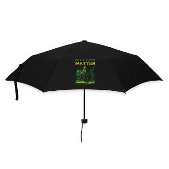 No Lives Matter Cthulhu Horror Monster T-Shirt - Regenschirm (klein) - Schwarz - Vorne