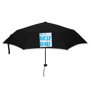 No.1 BEST DAD T-Shirt - Umbrella (small) - black - Front