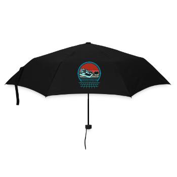 Opérateur radio amateur de mortier Radio Morse - Parapluie standard - noir - Devant