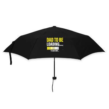 Mens Dad to Be Loading Please Wait Funny New Dad - Umbrella (small) - black - Front