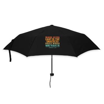 Promise Keeper Light In Darkness - Umbrella (small) - black - Front