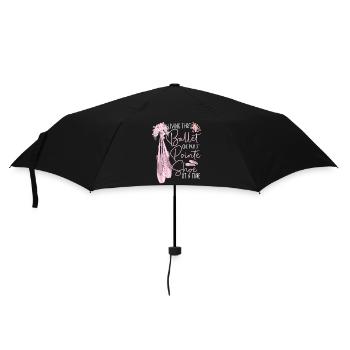 Ballet Dancer Dance Girl Ballerina - Umbrella (small) - black - Front